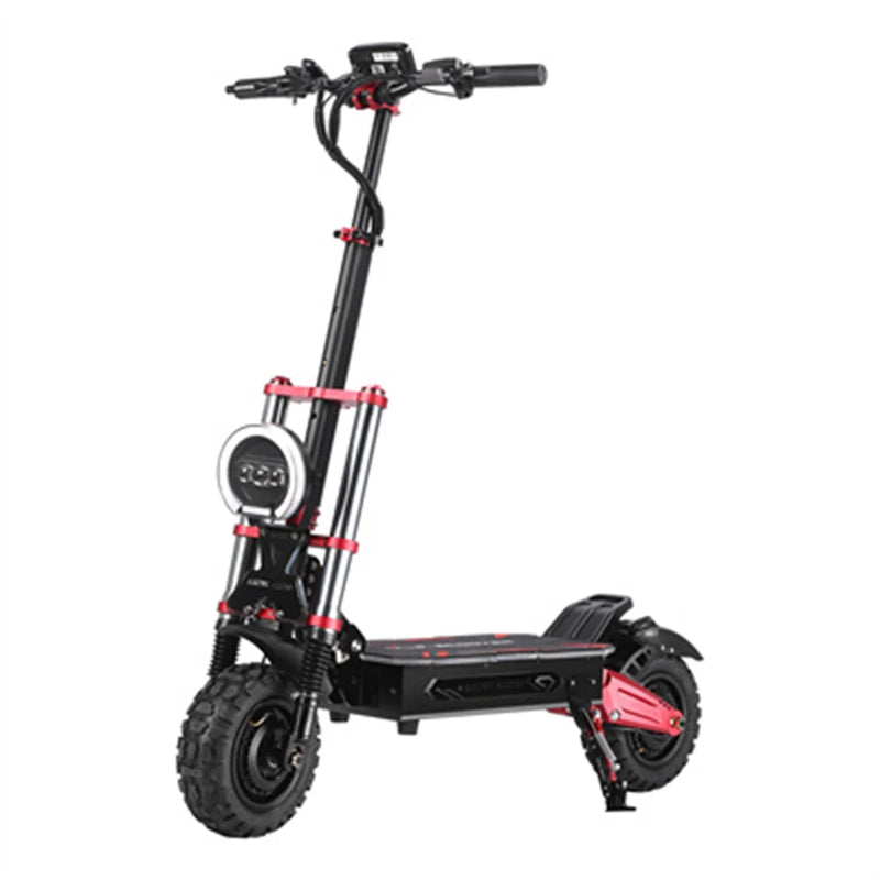 HKM-911571 Foldable Electric Scooter with 6000W Dual Motors, 38Ah Battery, 120km Range, Off-Road Capabilities