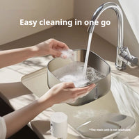 HKM-9116349 Smart Wireless Charging Stainless Steel Pet Water Dispenser 3.2L
