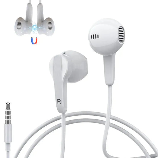 HKM-911699 Wired Stereo Earbuds with Microphone and Volume Control for 3.5mm Devices