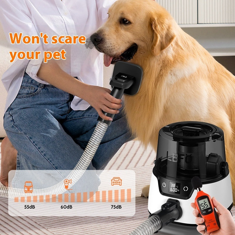 HKM-9118141 High-Power Low Noise Pet Hair Suction Cleaning and Blowing Tool with Trimmer and Brushes