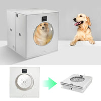 HKM-911955 Pet Drying Box for Cats and Dogs - Blowing Drying Fan, Eco-Friendly Design, 110-240V, Plastic Material
