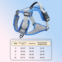 HKM-9120061 Adjustable Large Dog Chest Harness with Leash - Available in Multiple Colors