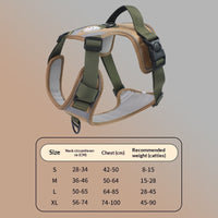 HKM-9120061 Adjustable Large Dog Chest Harness with Leash - Available in Multiple Colors