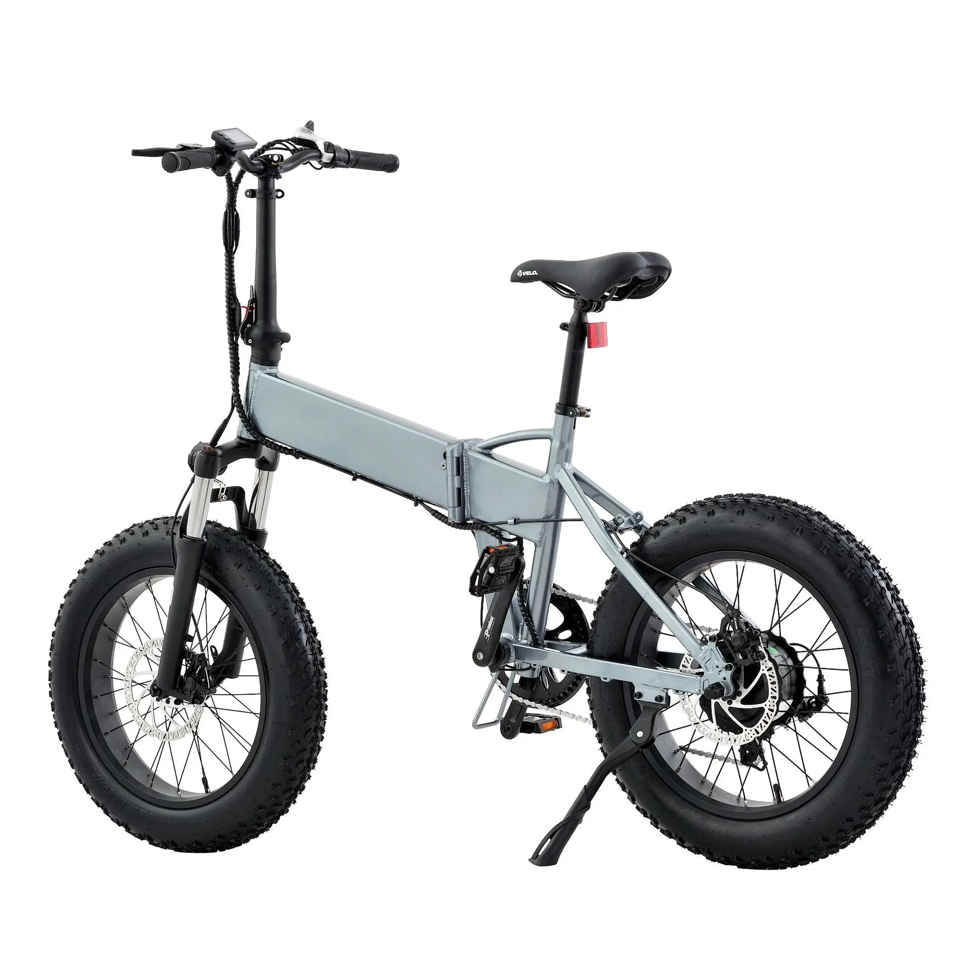 HKM-912019 Foldable Electric Fat Tire Off-Road Bike with 7-Speed Gears and 48V Power