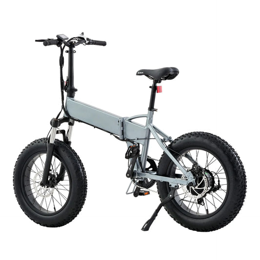 HKM-912019 Foldable Electric Fat Tire Off-Road Bike with 7-Speed Gears and 48V Power