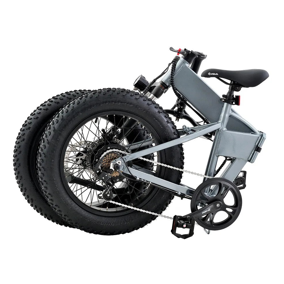 HKM-912019 Foldable Electric Fat Tire Off-Road Bike with 7-Speed Gears and 48V Power