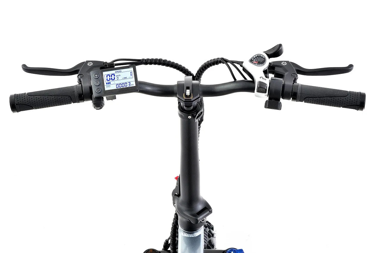 HKM-912019 Foldable Electric Fat Tire Off-Road Bike with 7-Speed Gears and 48V Power