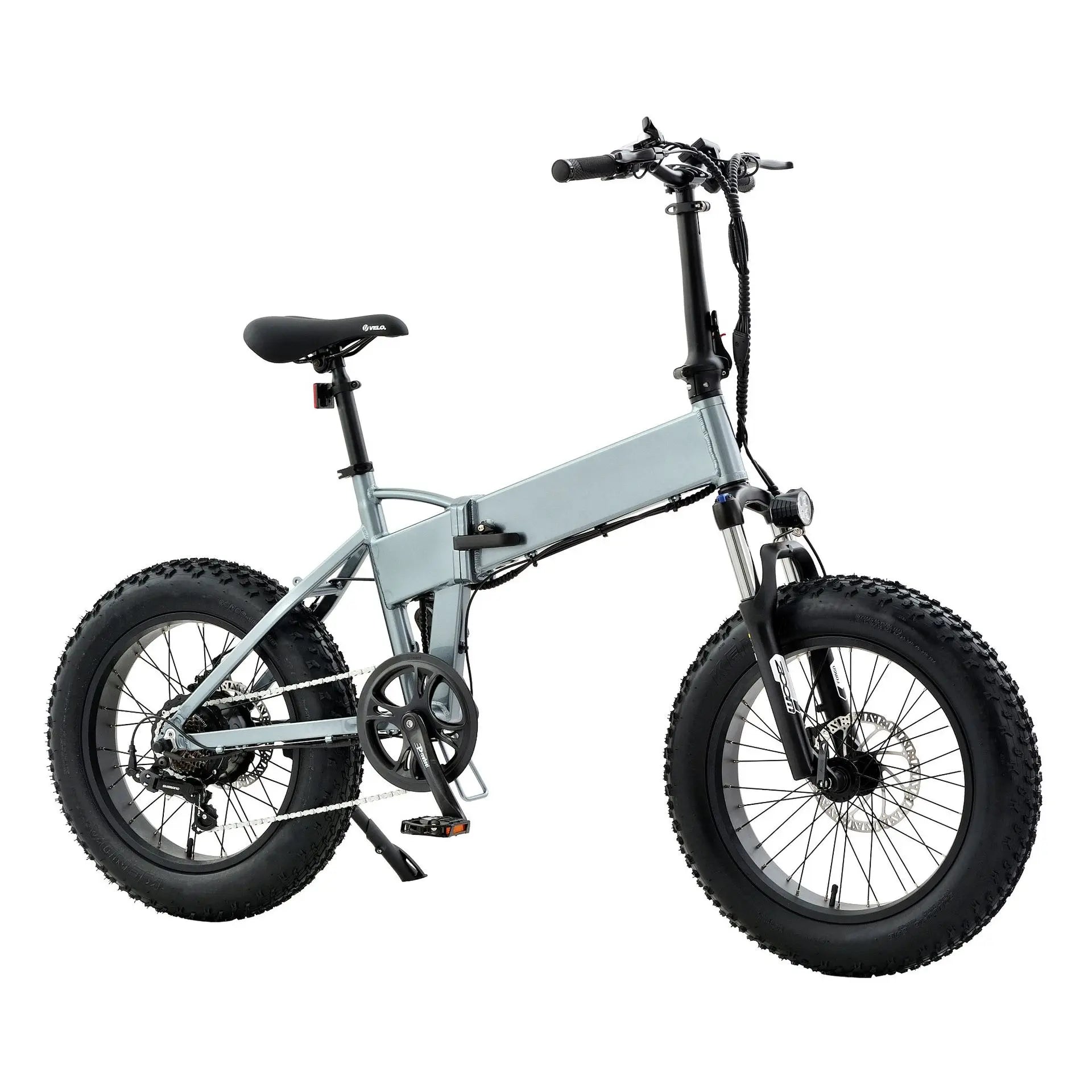 HKM-912019 Foldable Electric Fat Tire Off-Road Bike with 7-Speed Gears and 48V Power