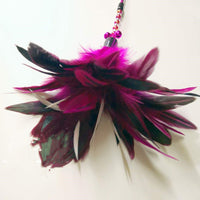 HKM-9121085 Colorful Feather Cat Toy Stick for Engaging Playtime and Exercise