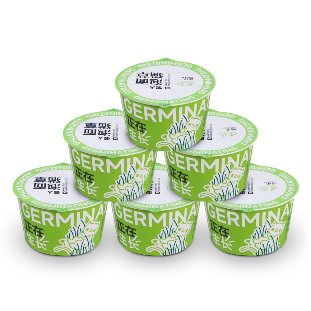 HKM-9121853 Hydroponic Cat Grass Oral Care Snacks for Hairball Relief