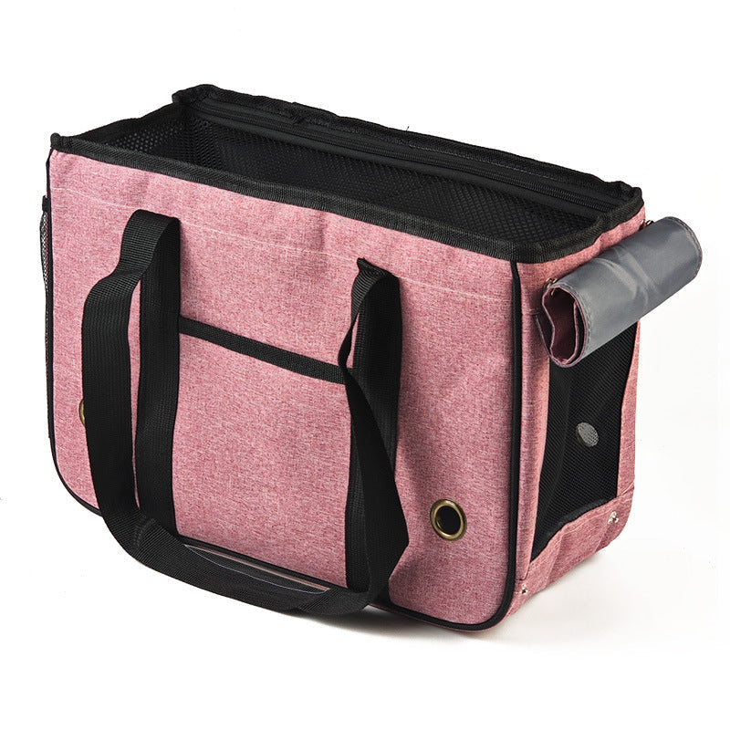 HKM-9122493 Portable Dog Pet Carrier Bag - Solid Color Options, Medium and Large Sizes Available