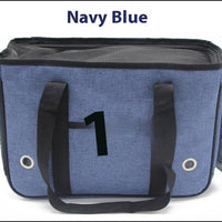 HKM-9122493 Portable Dog Pet Carrier Bag - Solid Color Options, Medium and Large Sizes Available