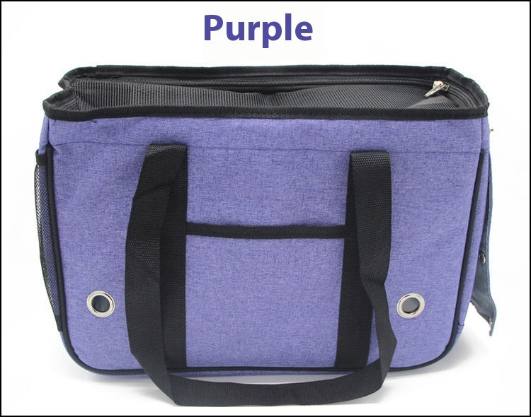 HKM-9122493 Portable Dog Pet Carrier Bag - Solid Color Options, Medium and Large Sizes Available