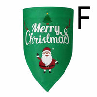 HKM-9123645 Reversible Christmas Triangle Dog Bandana in Red and Green, Double-Layer Polyester, 70x48x48CM