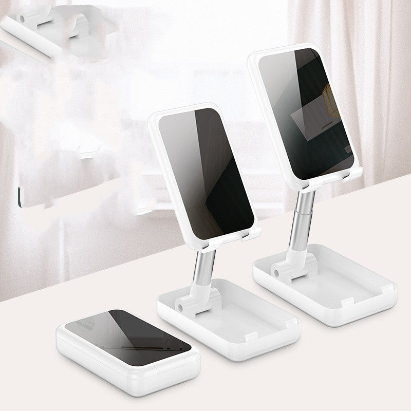 HKM-912403 Retractable Metal Desktop Stand for Mobile Phones and Tablets