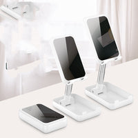 HKM-912403 Retractable Metal Desktop Stand for Mobile Phones and Tablets