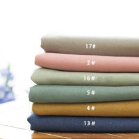 HKM-912403 Velvet Linen Curtain Fabric - Imitation Hemp, High Shading Vertical & Roman Blinds, Various Colors Available