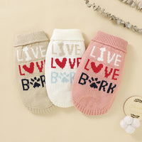 HKM-9124413 Cozy Round Neck Fleece Coat for Cats and Dogs in Pink and Beige - Acrylic Material Available in Sizes XX, S, M, L, XL