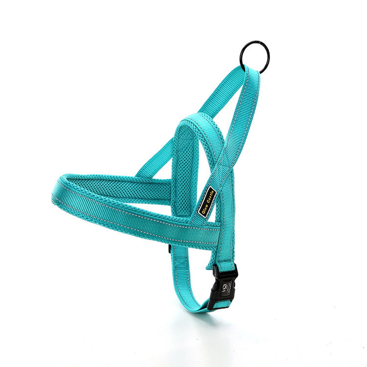 HKM-9125309 Luminous Reflective Nylon Chest Strap with Quick Sleeve for Pets in Multiple Colors