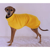 HKM-9126589 Thick Warm High Neck Velvet Fleece Dog Coat - Casual Reversible Design for Winter Outdoor Activities
