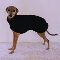HKM-9126589 Thick Warm High Neck Velvet Fleece Dog Coat - Casual Reversible Design for Winter Outdoor Activities