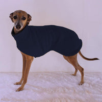 HKM-9126589 Thick Warm High Neck Velvet Fleece Dog Coat - Casual Reversible Design for Winter Outdoor Activities