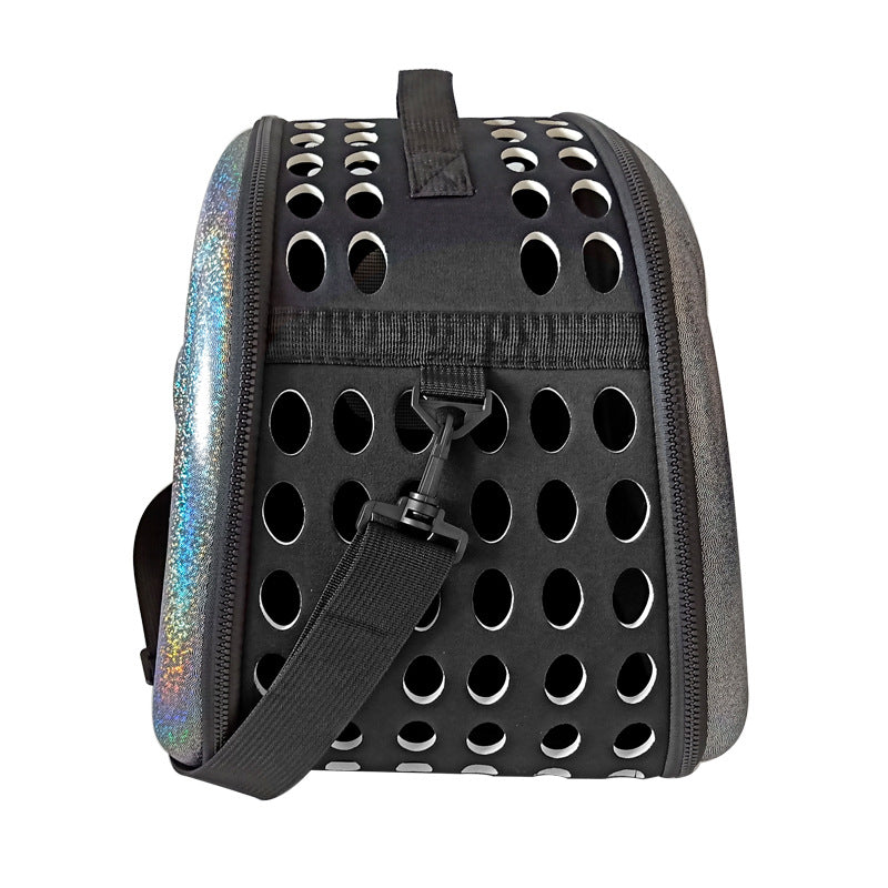 HKM-9128253 Portable Foldable Pet Carrier Bag for Dogs and Cats - Lightweight, Breathable Design with Mesh Ventilation