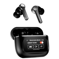 HKM-912851 YX30 ANC TWS Wireless Earphones with Touch Controls and LED Display for Sports and Music