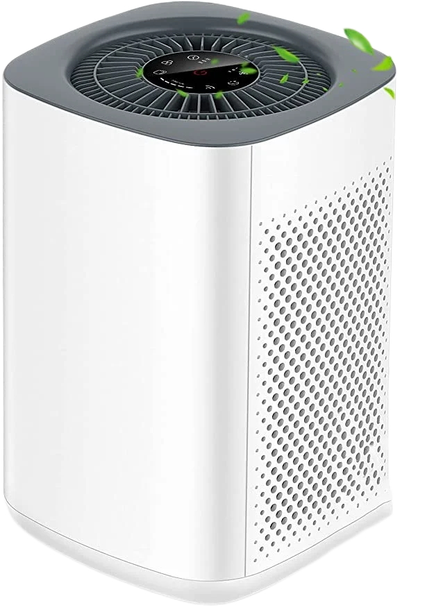 HKM-913043 Smart WiFi Air Purifier for Large Rooms - Ideal for Allergies, Pets, and Smoke Elimination