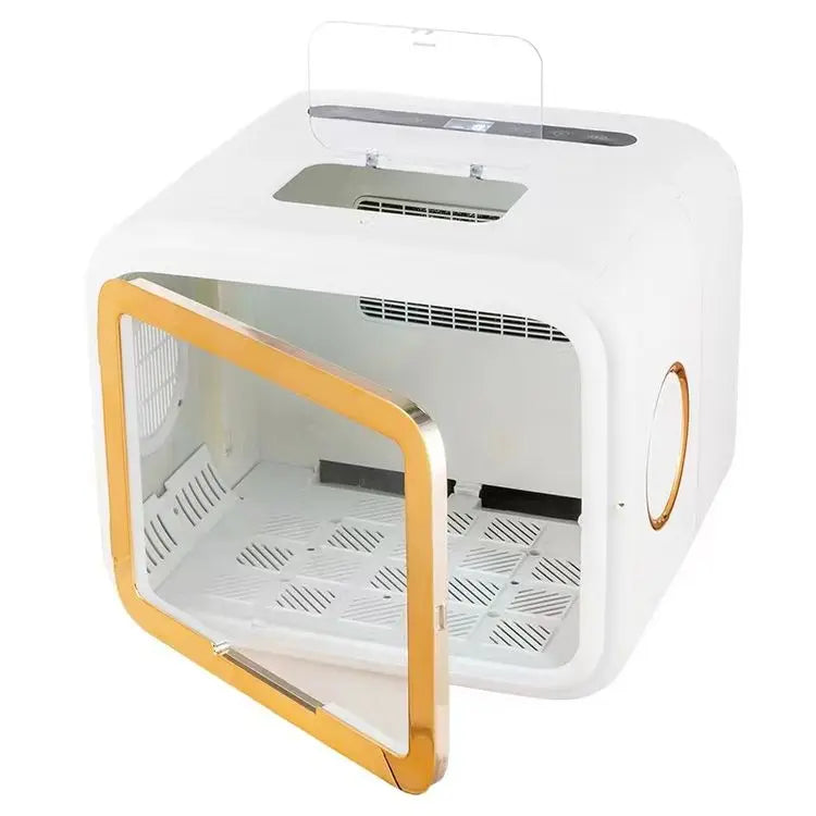 HKM-913107 Foldable Automatic Blow-Drying Box for Small Dogs and Cats - Compact and Eco-Friendly Pet Grooming Tool