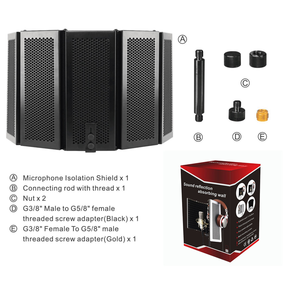 HKM-913107 Multi-Door Microphone Enclosure for Enhanced Sound Isolation