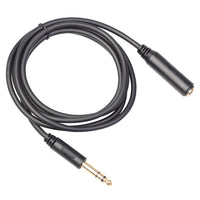 HKM-913235 6.35mm Male to Female Gold-Plated Audio Extension Cable - Multiple Lengths Available