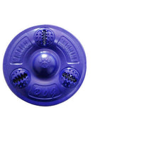 HKM-9132605 Durable Rubber Dog Toy with Bite-Resistant Teeth Leakage Plate – Sports Design in Green, Blue, and Pink