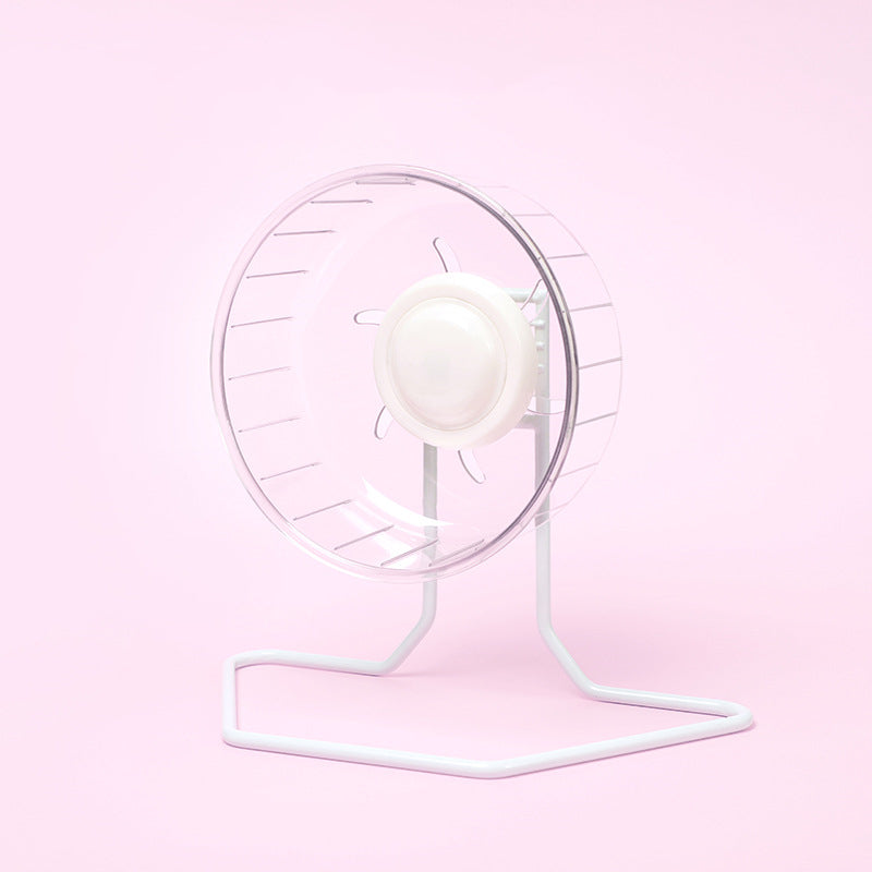 HKM-9133245 Transparent Plastic Running Wheel for Small Pets - 16cm, 20cm, 24cm, 27cm Sizes Available