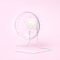 HKM-9133245 Transparent Plastic Running Wheel for Small Pets - 16cm, 20cm, 24cm, 27cm Sizes Available