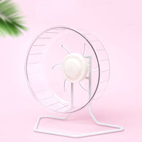 HKM-9133245 Transparent Plastic Running Wheel for Small Pets - 16cm, 20cm, 24cm, 27cm Sizes Available