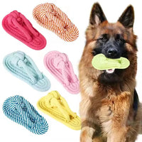 HKM-913363 Interactive Woven Cotton Rope Dog Chew Toy for Dental Care and Play