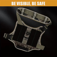HKM-9133757 Adjustable Reflective Tactical Service Dog Harness with Handle ¨C No-Pull Vest in Camouflage Patterns