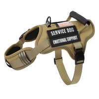 HKM-9133757 Adjustable Reflective Tactical Service Dog Harness with Handle ¨C No-Pull Vest in Camouflage Patterns