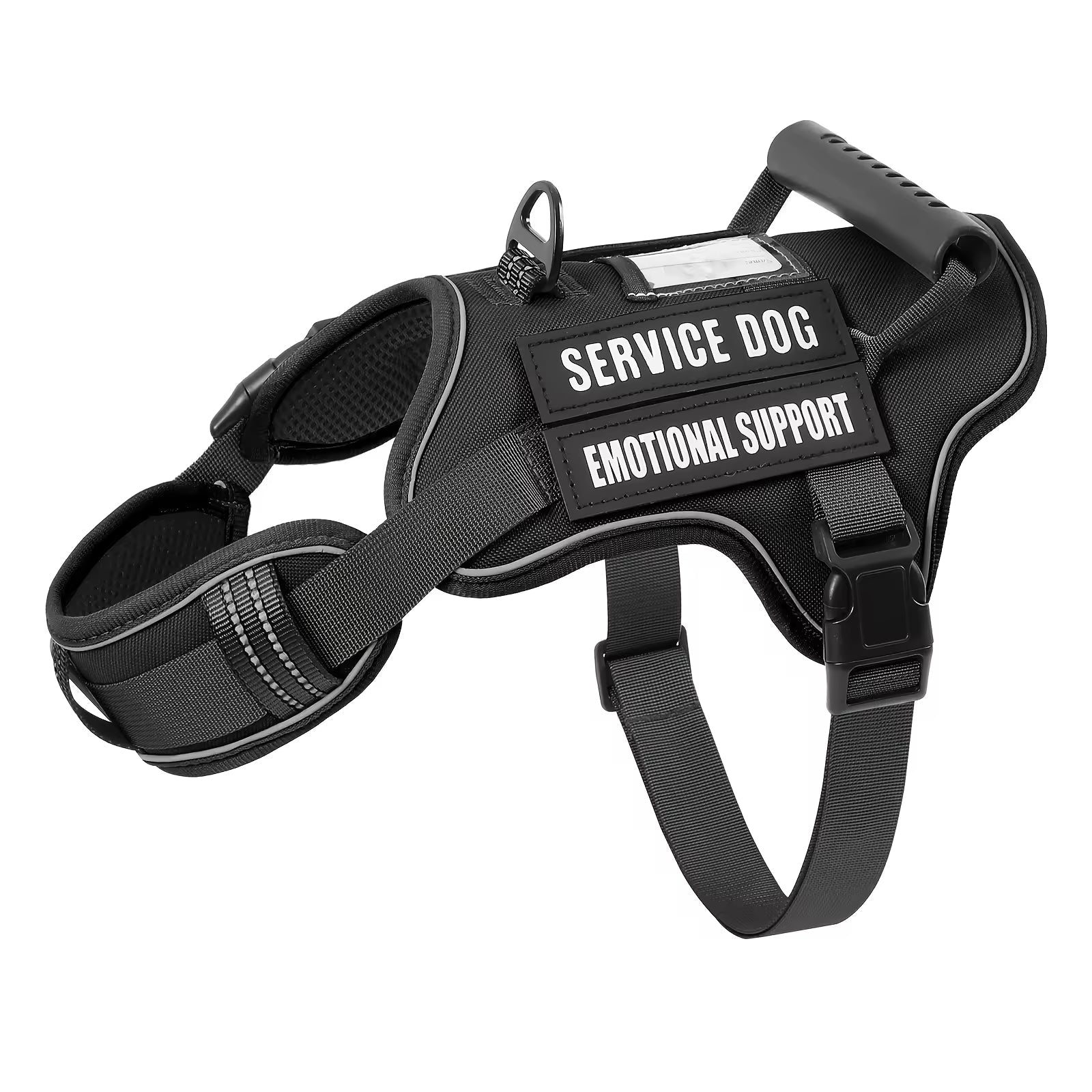HKM-9133757 Adjustable Reflective Tactical Service Dog Harness with Handle ¨C No-Pull Vest in Camouflage Patterns