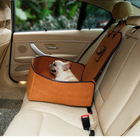 HKM-9134013 Dual-purpose Pet Car Mat for Front Seat with Adjustable Strap and Storage Pockets