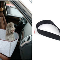 HKM-9134013 Dual-purpose Pet Car Mat for Front Seat with Adjustable Strap and Storage Pockets