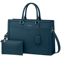 HKM-913555 Designer Waterproof Leather Laptop Tote Bag for Women, Large Capacity Business Briefcase Handbag