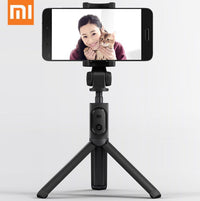 HKM-913555 Portable Selfie Stick with Tripod & Bluetooth Remote Control for Smartphones and GoPro