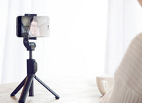 HKM-913555 Portable Selfie Stick with Tripod & Bluetooth Remote Control for Smartphones and GoPro