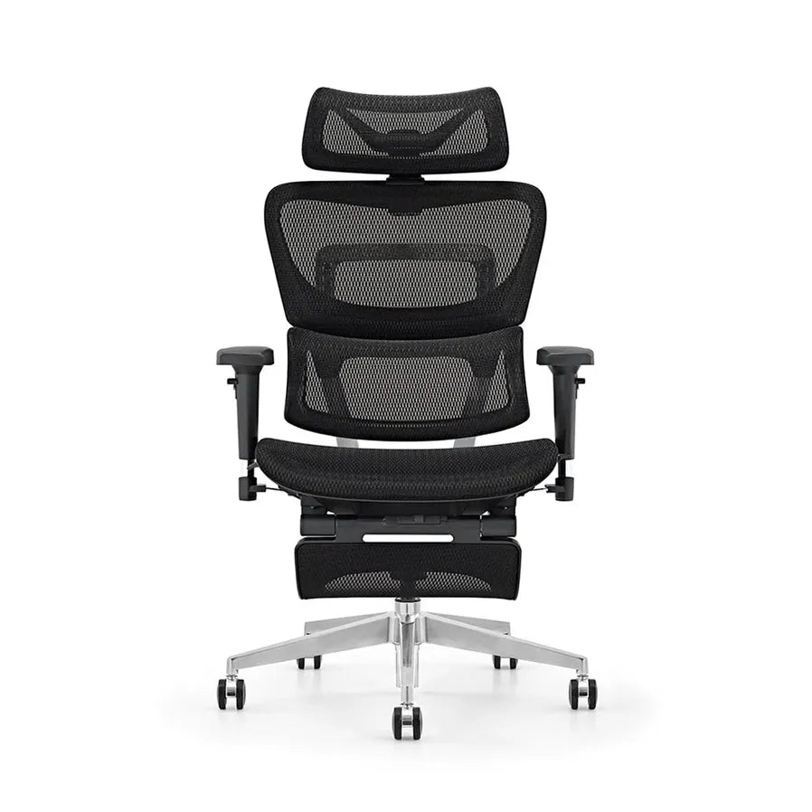 HKM-913619 Ergonomic Black Mesh Tilting Reclining Swivel Desk Chair for Office Use