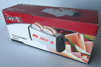 HKM-913747 Brushed Stainless Steel 4-Slice Toaster with Countdown Timer