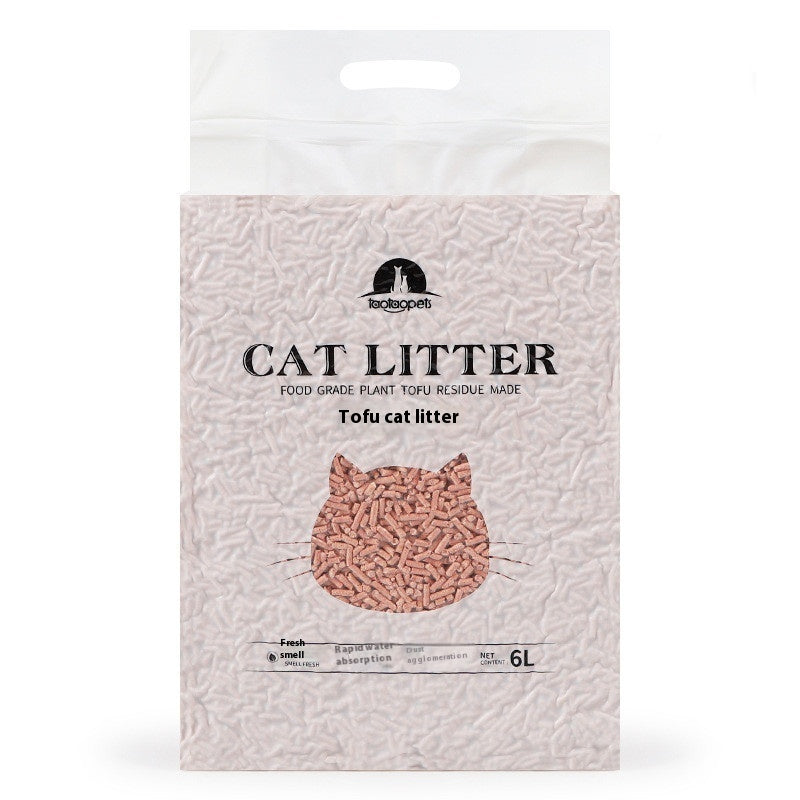 HKM-9137597 Biodegradable Tofu Cat Litter in Green Tea Flavor, 6L (Approx. 2.3kg)