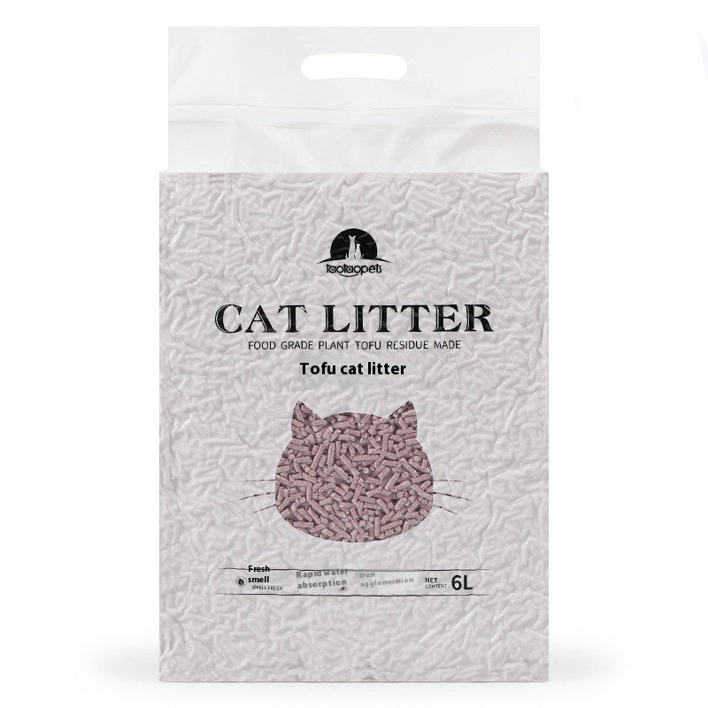 HKM-9137597 Biodegradable Tofu Cat Litter in Green Tea Flavor, 6L (Approx. 2.3kg)