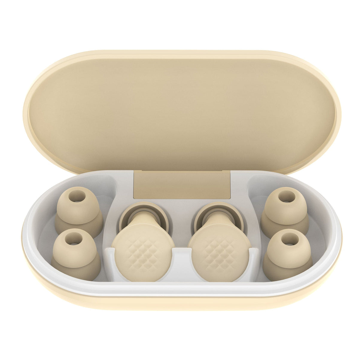 HKM-913875 Flexible Comfort Earplugs for Sleep - Noise Reduction in Milky White, Black, Lavender, and Pink